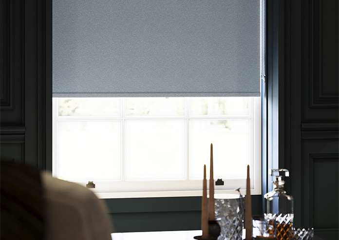 Shimmer (Blackout), Blue Eclipse - Roller Blind - Image 5